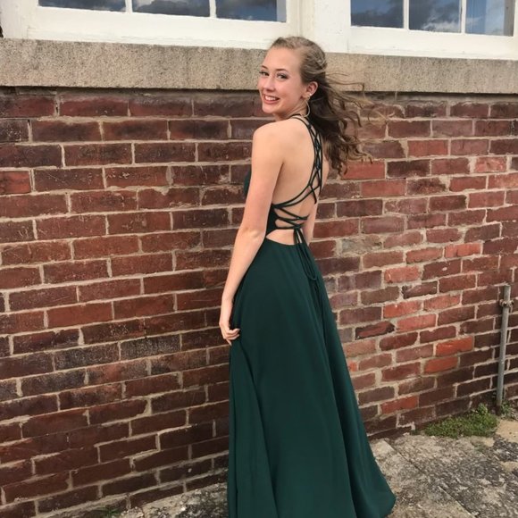Lulus Green Prom Dress - Picture 4 of 4